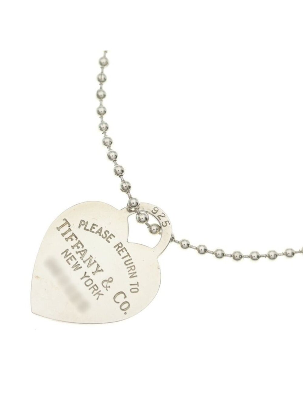 Tiffany & Co Return to Pendant Chain 925 Sterling Silver